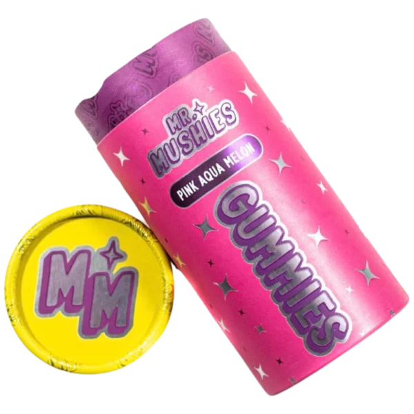 Mr. Mushies Pink Aqua Melon Gummies