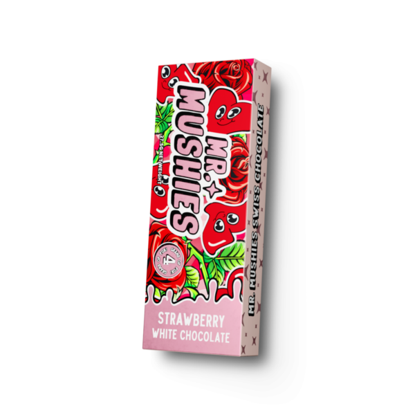 Mr. Mushies Strawberry White Bar