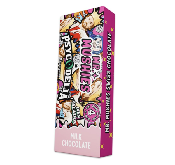 Mr. Mushies X Psycodelia – Milk Chocolate