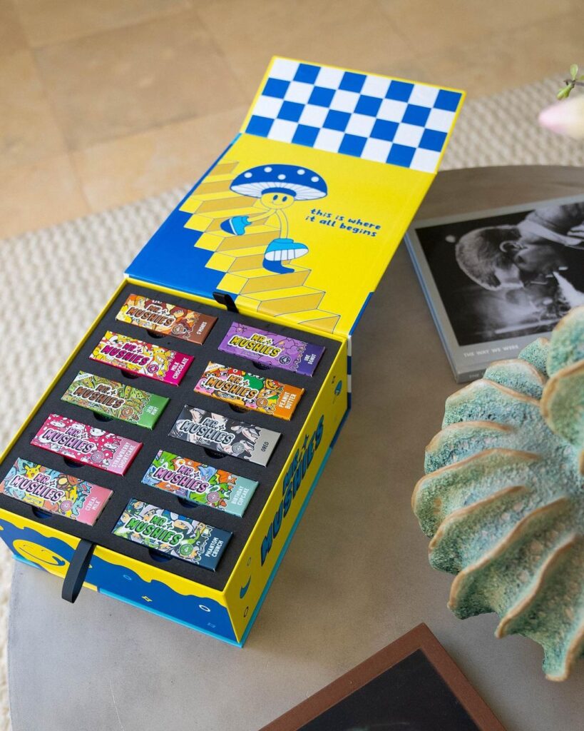 mr. mushies chocolate